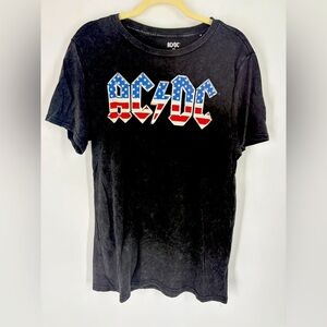 AC/DC "Highway to Hell" Black/Gray T-Shirt Size M - America Concert Tee